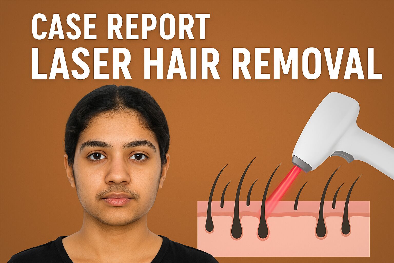 Successful Treatment of Excess Facial Hair (Hirsutism) in a 25-Year-Old Female With Alma Diode Laser Hair Removal in Hubli, Karnataka